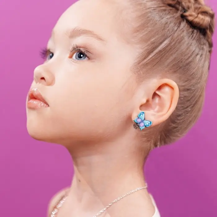 Клипсы «Мечтай» детские серьги Клипсы «Мечтай» детские серьги