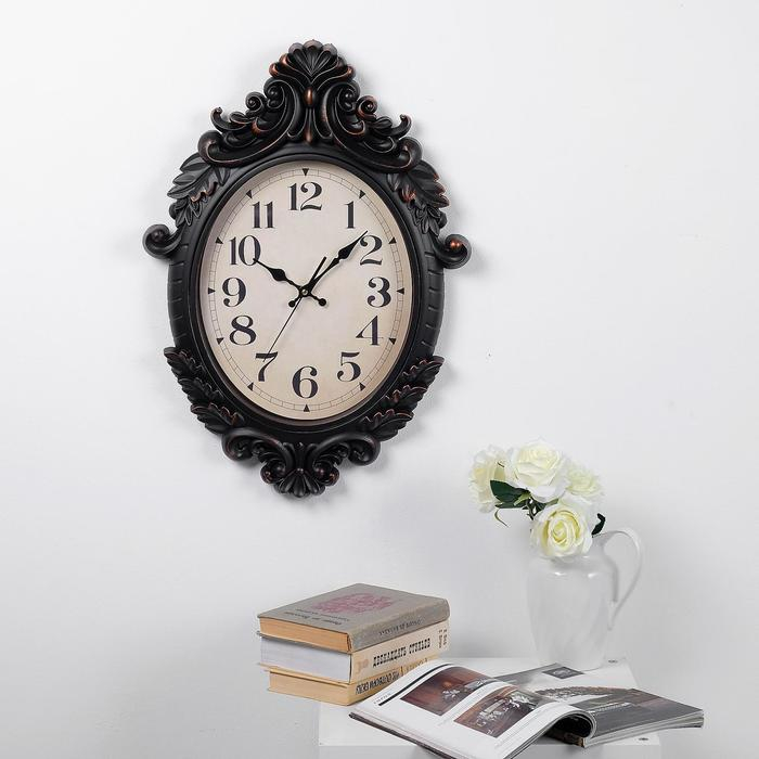 Часы настенные, серия: Интерьер, Часы настенные, серия: Интерьер, "Классика", 43 х 61 см,