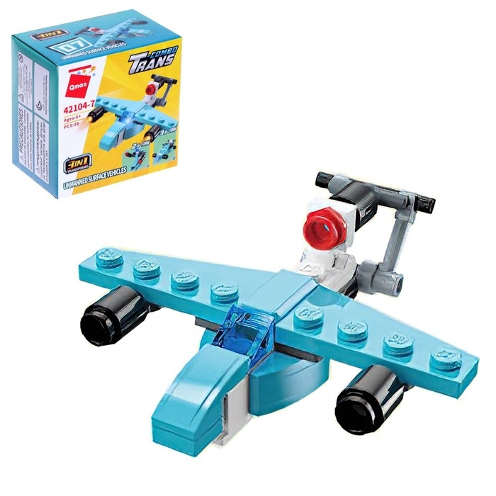 Конструктор «Транспорт», 10 видов, МИКС