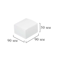 Блок для записей ATTACHE запасной 9х9х5 белый блок 80г, 3штуки/спайка