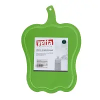 VETTA Доска разделочная, фигурная, "Перчик", 2 цвета, 37x26x0,3см, полипропилен