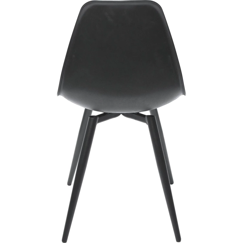 Стул Комус EAMES PLAST HN BLACK (BOX-4) (KM) RU K02 черный/черный