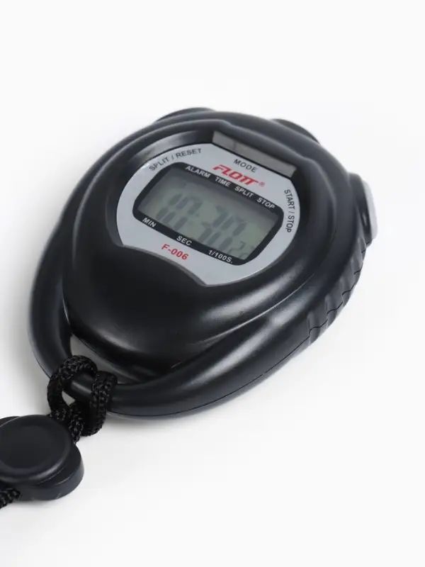 Секундомер FLOTT, 8.2&times;6.5&times;2 см, 1 отсечка, будильник, часы, календарь