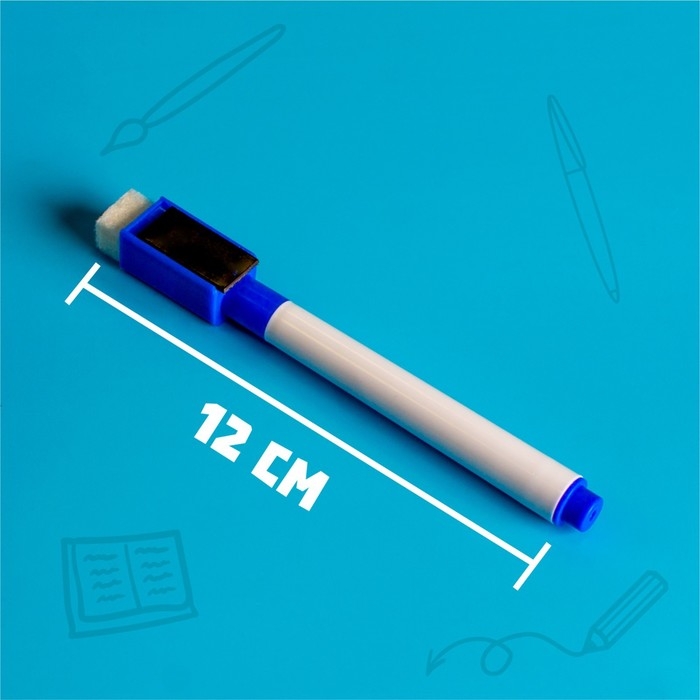 Маркер цветной на водной основе с магнитом, набор 4 шт. Маркер цветной на водной основе с магнитом, набор 4 шт.