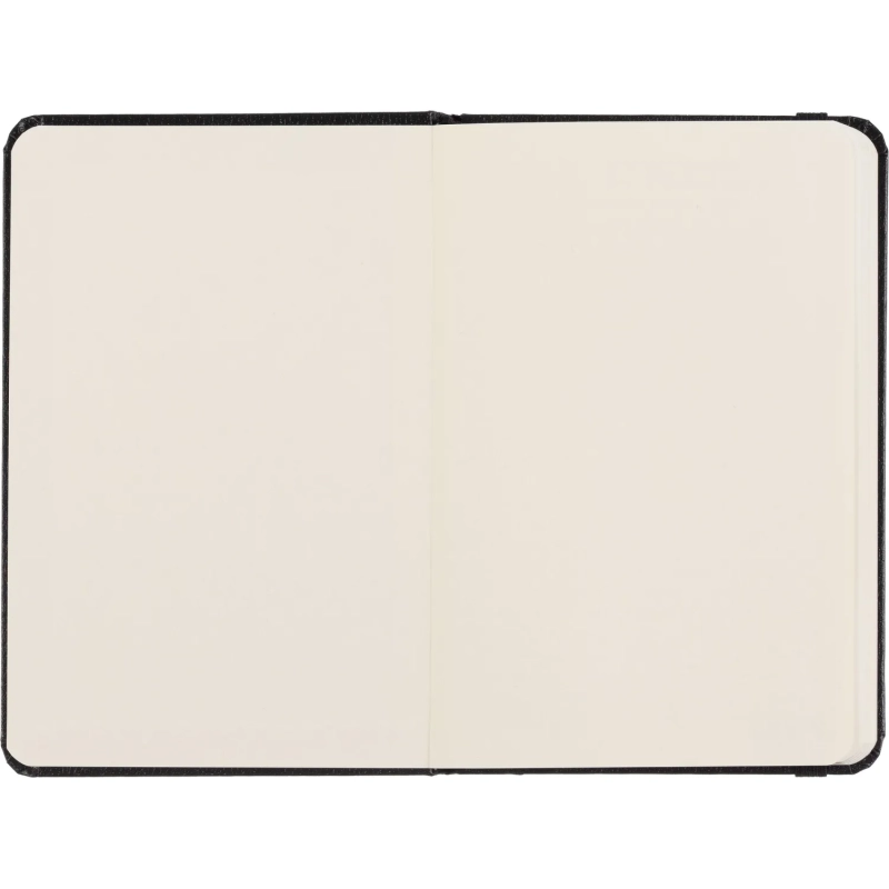 Бизнес-блокнот Attache (100x150 мм) А6, ЭССЕ,балакр,резин,клетка,черный,80л
