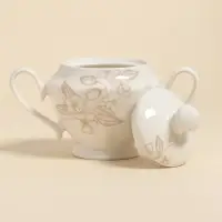 Сахарница SL Home &laquo;Аманде&raquo;, 350 мл, 17&times;11&times;12 см, фарфор, белая