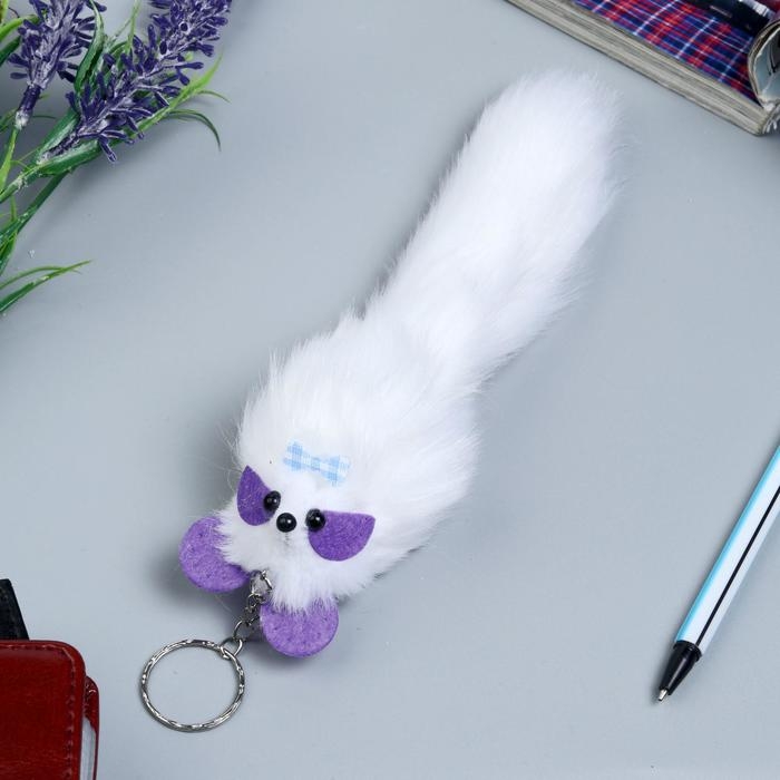 Пушистик на кольце Пушистик на кольце "Цветные глазки", МИКС