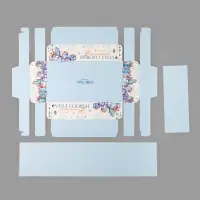 Коробка под 8 конфет с ячейками «Новогодние подарки», 10 х 18,5 х 3 см