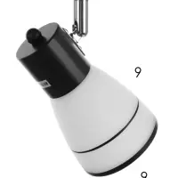 Спот потолочный &laquo;Айрис&raquo;, 2хЕ14, 40 Вт, черный, 38&times;18&times;22 см