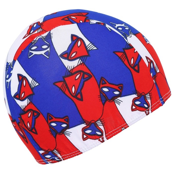 Шапочка для плавания подростковая ONLYTOP, тканевая, обхват 46-52 см, цвета МИКС Шапочка для плавания подростковая ONLYTOP, тканевая, обхват 46-52 см, цвета МИКС