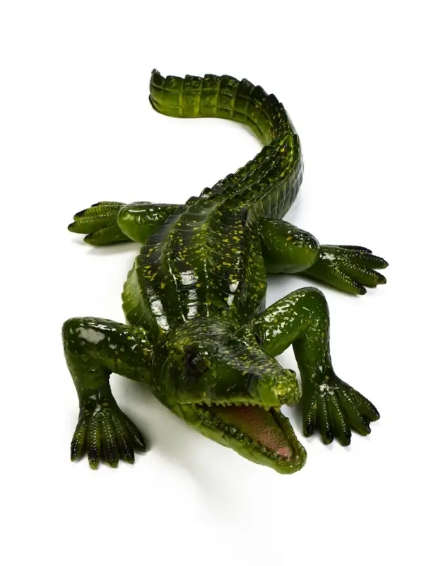 Садовая фигура из полистоуна &laquo;Крокодил&raquo;, 35&times;15&times;7 см, Greengo