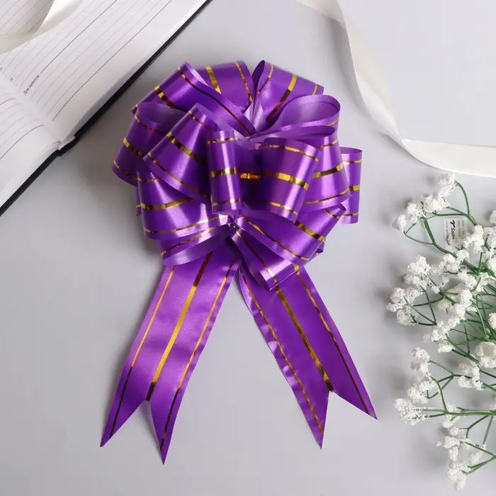 Бант - шар №3 «Золотое сечение», фиолетовый