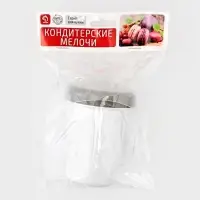 Диспенсер для сахарной пудры Доляна, 220 мл, 7.5&times;9.5 см, белый