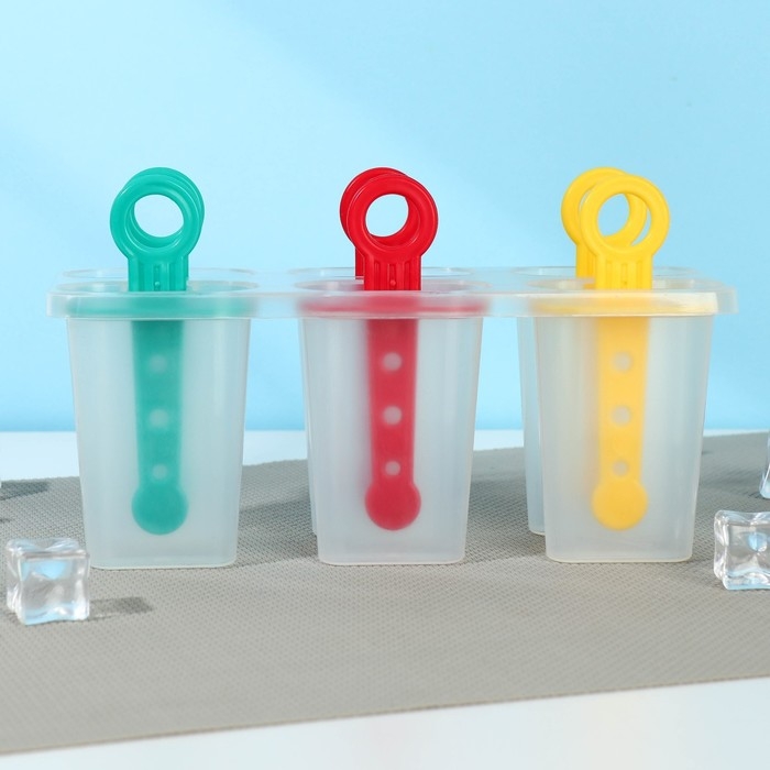 Форма для мороженого Доляна «Симпл», 6 ячеек Форма для мороженого Доляна «Симпл», 6 ячеек