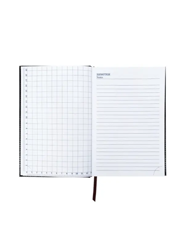 Ежедневник недатир А5 160л Небраска черный