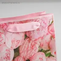 Пакет подарочный ламинированный, упаковка, &laquo;For you&raquo;, S 15&times;12&times;5.5 см