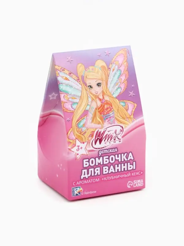 Бомбочка для ванны 40г в коробке, детская, Винкс