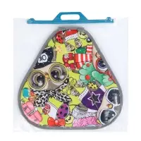 Ледянка мягкая треугольная Sova, лимонный, рисунок МИКС Ледянка мягкая треугольная Sova, лимонный, рисунок МИКС