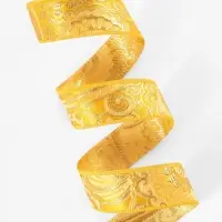 Лента декоративная &laquo;Жаккард&raquo;, 25 мм, 9&plusmn;0.5 м, цвет золотой