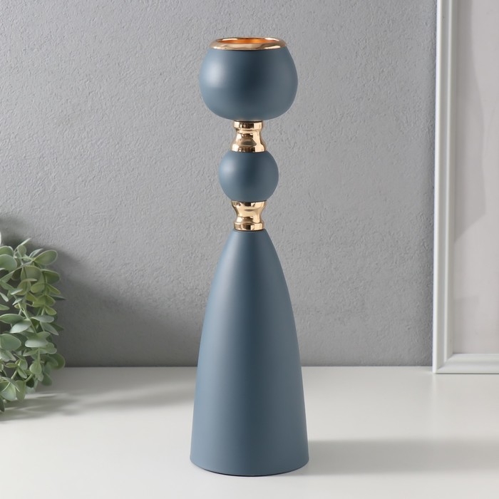 Подсвечник металл Подсвечник металл "Белла" d= 5 см 10х10х36 см