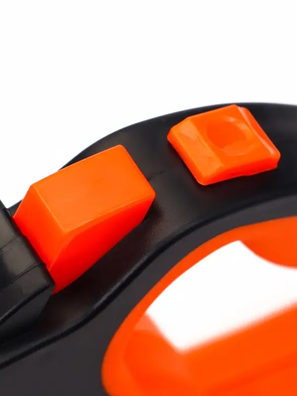 Рулетка &laquo;Пижон&raquo;, 3 м, до 15 кг, трос, светоотражающая, прорезиненная ручка, оранжевая