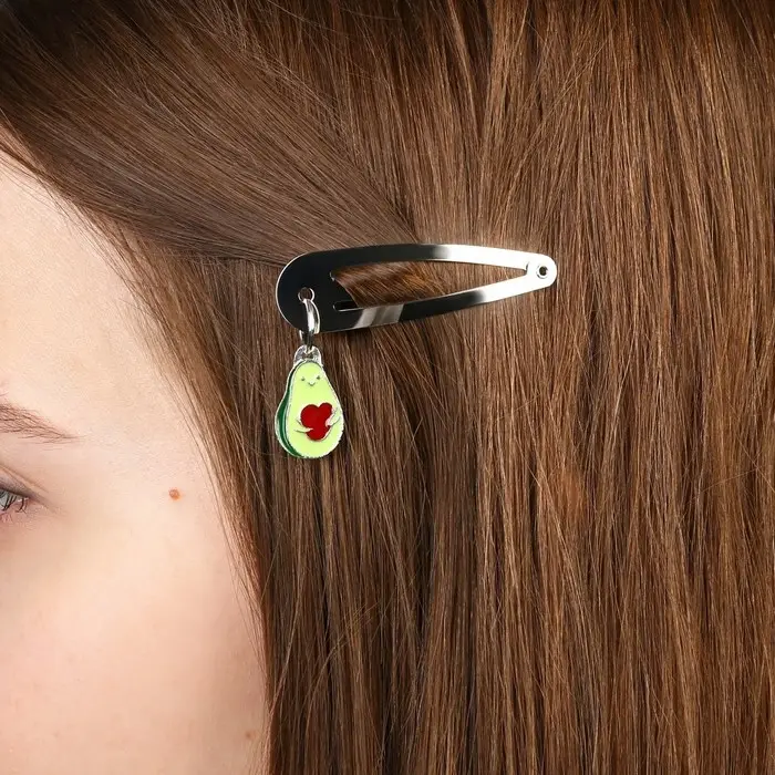 Заколки для волос «Авокадо», 5 х 1,2 х 0,5 см Заколки для волос «Авокадо», 5 х 1,2 х 0,5 см