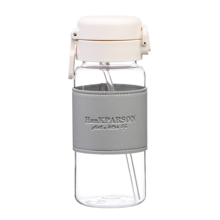 Бутылка для воды, 480 мл, серая Бутылка для воды, 480 мл, серая