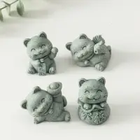 Набор фигурок песчаник &laquo;Манэки-нэко&raquo;, 4 шт., 4.3&times;4&times;5.5 см