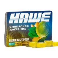 Леденцы &laquo;НАШЕ&raquo;, Ментол со вкусом лимона и мёда, блистер, 6 шт.