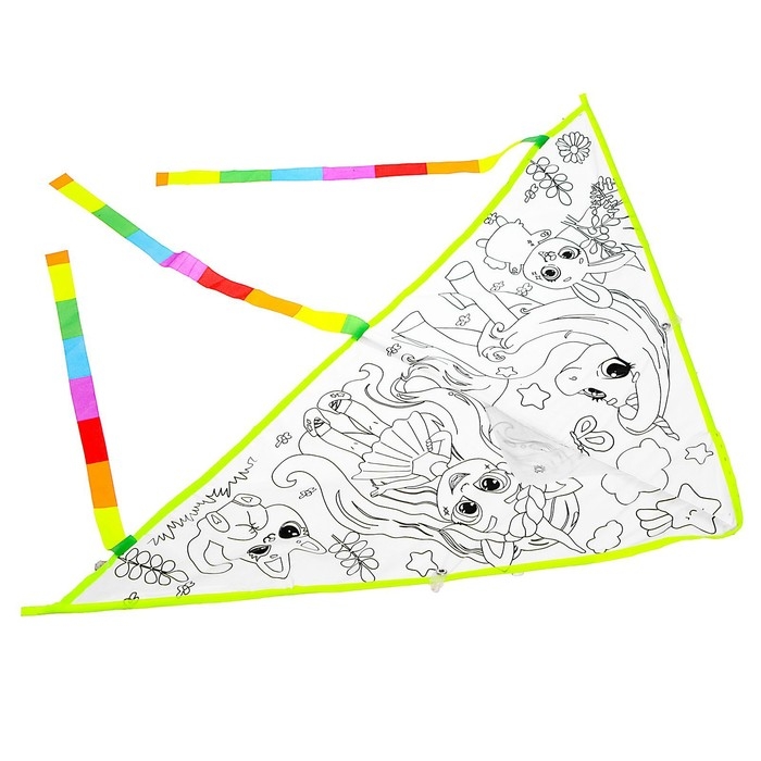 Воздушный змей-раскраска, 80 см Воздушный змей-раскраска, 80 см