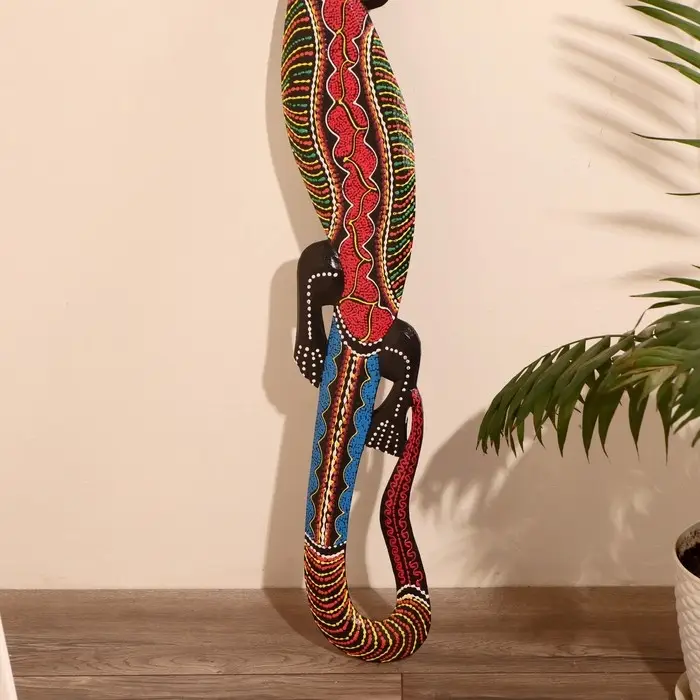 Панно настенное  Панно настенное "Геккон абориген" 14х1х100 см