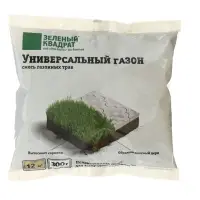 Газон универсальный "Зеленый квадрат", 0,3 кг