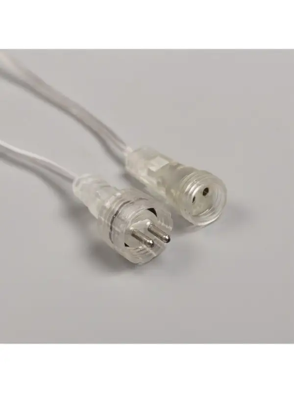 Гирлянда &laquo;Сосульки&raquo; 3&times;0.5 м, IP44, прозрачная нить, 288 LED, свечение белое с эффектом стекания, 12 В