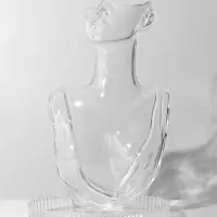 Бюст для украшений, 13&times;21&times;32 см, прозрачный