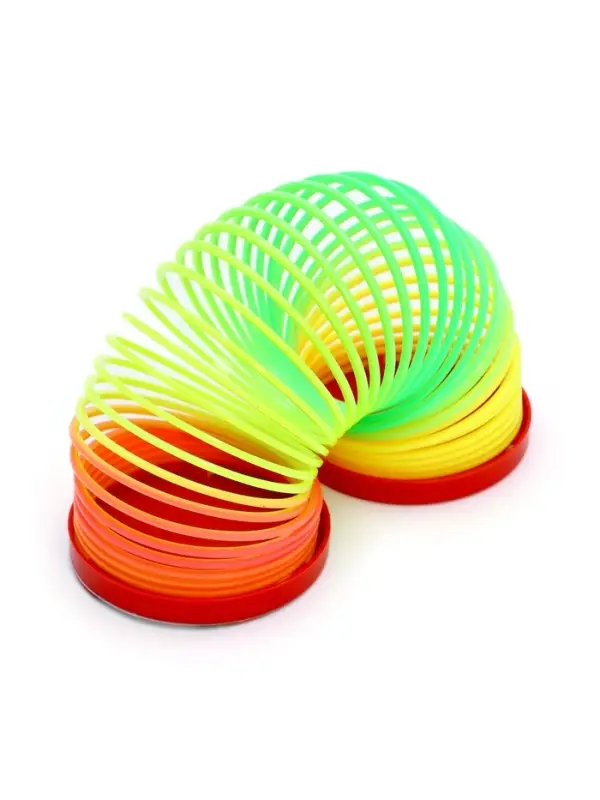 Funny toys Пружинка радуга "Веселая овечка", инфо, цвета МИКС, d.-5см