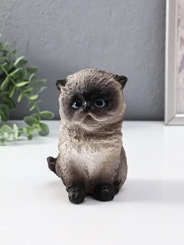 Копилка  Котенок Васька сиамский, 16 см