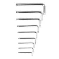 Набор ключей торцевых изогнутых коротких TORX 9 предметов (T10-T50) AVS TXS-9