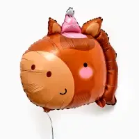 Воздушный шар фольгированный 25"&laquo;Лошадка&raquo;