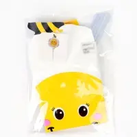 Воздушный шар полимерный 16" "Ромашка белая с пчелкой ", с палочкой, набор 5 штук