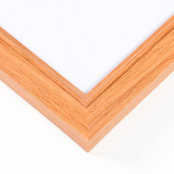 Фоторамка дерево 21х30 см, янтарь (пластиковый экран)