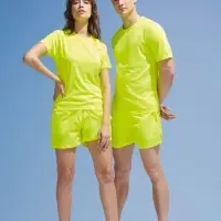 Футболка унисекс Sporty 140 белая, размер XXS