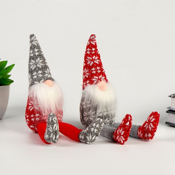 Новый год! Мягкая игрушка «Гномик», цвет МИКС Новый год! Мягкая игрушка «Гномик», цвет МИКС