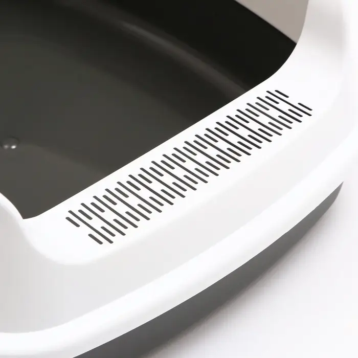 Туалет &laquo;Айша&raquo; S, 45&times;35&times;18.5 см, с высоким бортом, серый