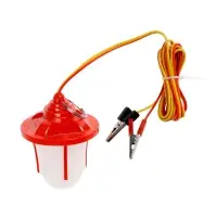 Фонарь кемпинговый, 6 Вт, SMD 2835, кабель 1.5 м, с зажимом от 12 В, 6&times;8.5 см