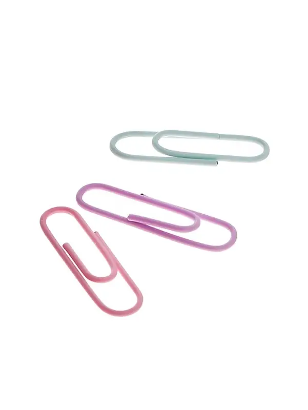 Скрепки 28мм пастель в пластиковой тубе 100 штук Скрепки 28мм пастель в пластиковой тубе 100 штук