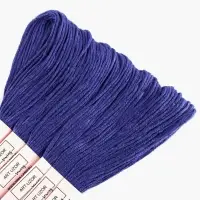 Нитки мулине №158, 8&plusmn;1 м, набор 6 шт., синий