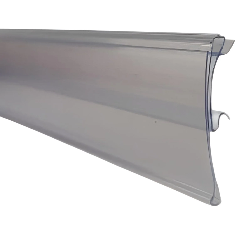 Ценникодержатель полочный HSAC 39 дл.1238мм (внут.ш.23мм),прозрачн,70шт/уп