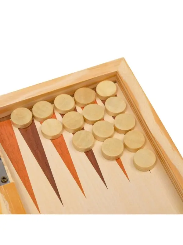 Настольная игра 3 в 1, набор: шахматы, шашки, нарды, 34&times;34 см