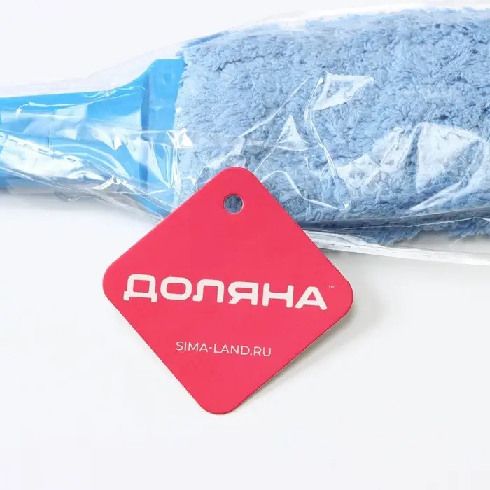 Щётка для уборки Доляна, гибкая, 7&times;37.5 см, голубая