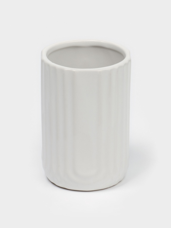 Набор для ванной Набор для ванной "Волна" 3 предмета (дозатор для мыла, стакан, мыльница)